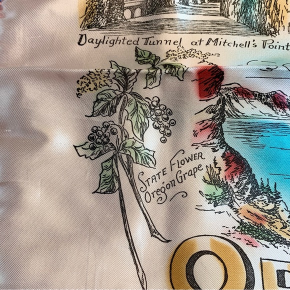 50s Oregon Souvenir Pillow Cover - Picture 4 of 12